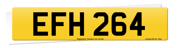 Registration number EFH 264